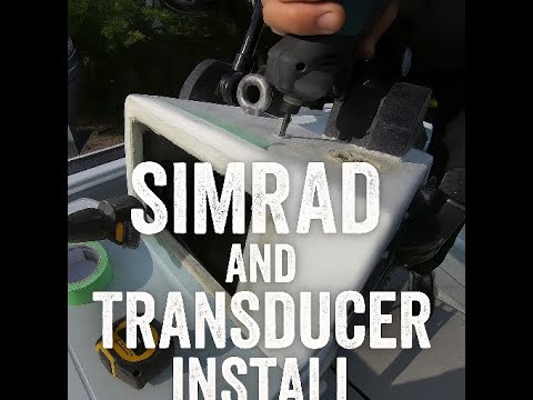 Simrad Installation w/ Transducer- Miller Marine, Florida Keys #simrad #mechaniclife #floridakeys