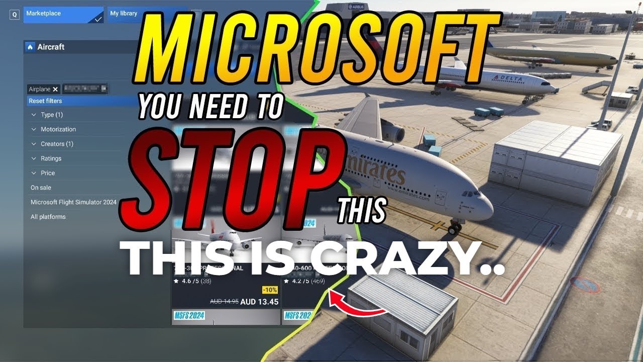 The HUGE Problem With The Flight Simulator 2024 Marketplace