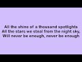 Never enough - KARL LOXLEY, Lyrics Video by VJ