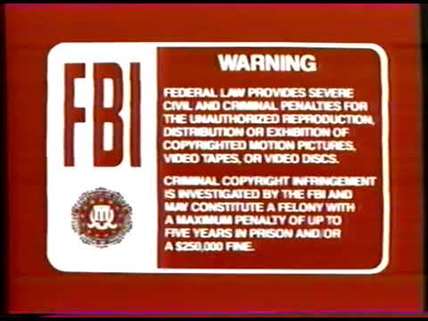 Fbi Warning Red