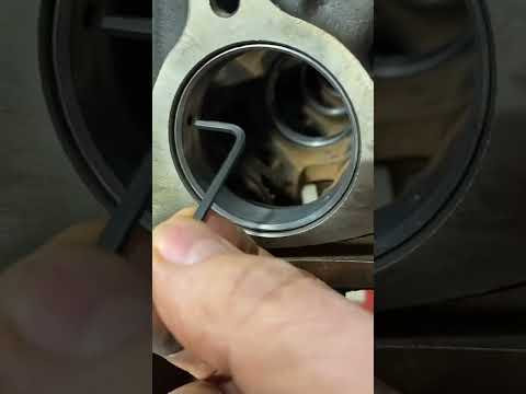 LS cam bearing clocking to align oil holes in block.
