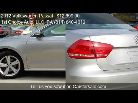 2012 Volkswagen Passat for sale in Fairview, PA 16415 at the