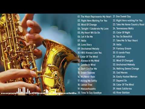 Beautiful Romantic Saxophone Love Songs Instrumental  The Very Best Of Sax, Piano, Guitar Love Songs