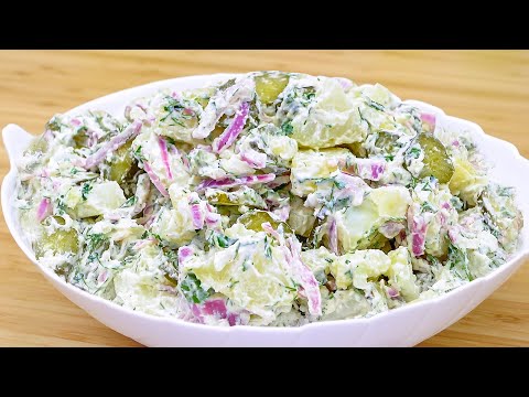 The most delicious German salad! 2 most delicious salad recipe!