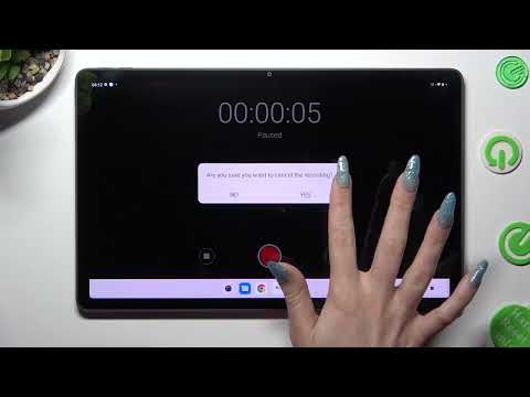 How to Operate Sound Recorder of Lenovo Tab P11 Gen 2 - Record Sounds