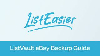 ListEasier VAULT Listing Backup Guide