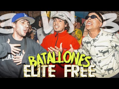 BRUTAL 😈 3 VS 3 ⚔️ ELITE FREE ⚠️ BATALLONES (subtitulado)