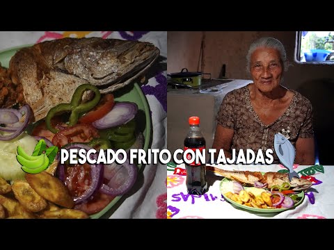 🐟PESCADO FRITO CON TAJADAS DE PLÁTANO🍌 | Mi Querida Honduras