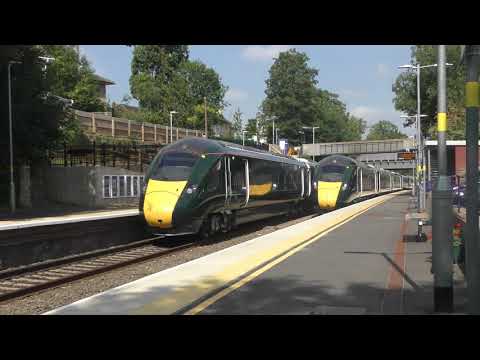 4K GWR 10 car Hitachi 801 Crossover - Keynsham - 21/7/18