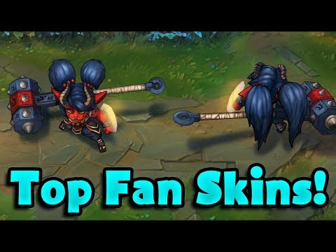 Top 9 Crazy Fan Skins! - League of Legends