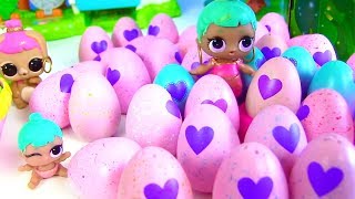 Яйца с Сюрпризом и Семейка Куклы Лол Сюрприз! Мультик Lol Families Surprise Dolls! Hatchimals фото