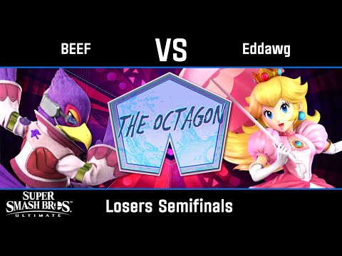 BEEF (Falco) vs Eddawg (Peach) - Ultimate Losers Semifinals - Octagon #57