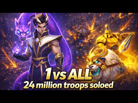 SOLO RAIDING THE KINGDOM | 1 vs ALL Lords Mobile