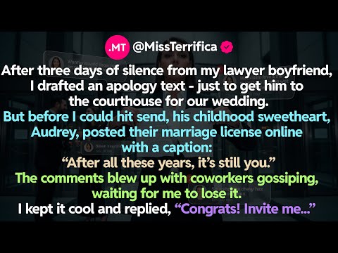 After three days of silence from my lawyer boyfriend, I drafted an apology text, just to get him...