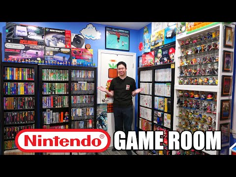 Over 1000 Nintendo Games Ultimate Nintendo Game Room Tour NES to Switch 2