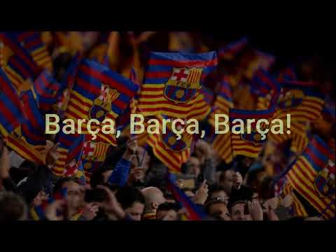 Letra himno del Barça