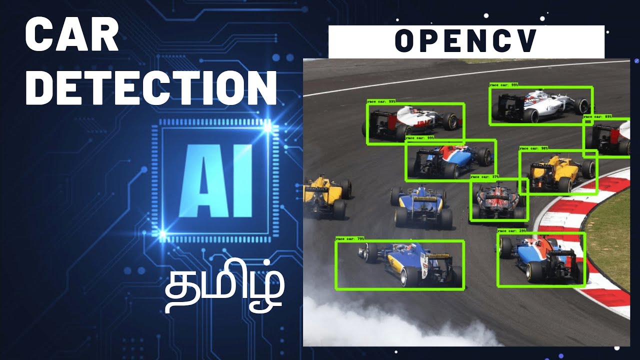 Car Detection OpenCV Python | Object Detection Python Tamil