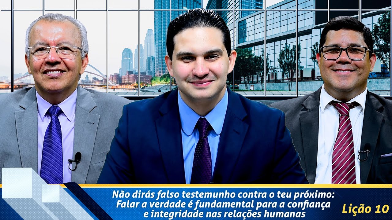 Revista de EBD Betel Dominical 10: Não dirás falso testemunho contra o teu próximo: Falar... humanas