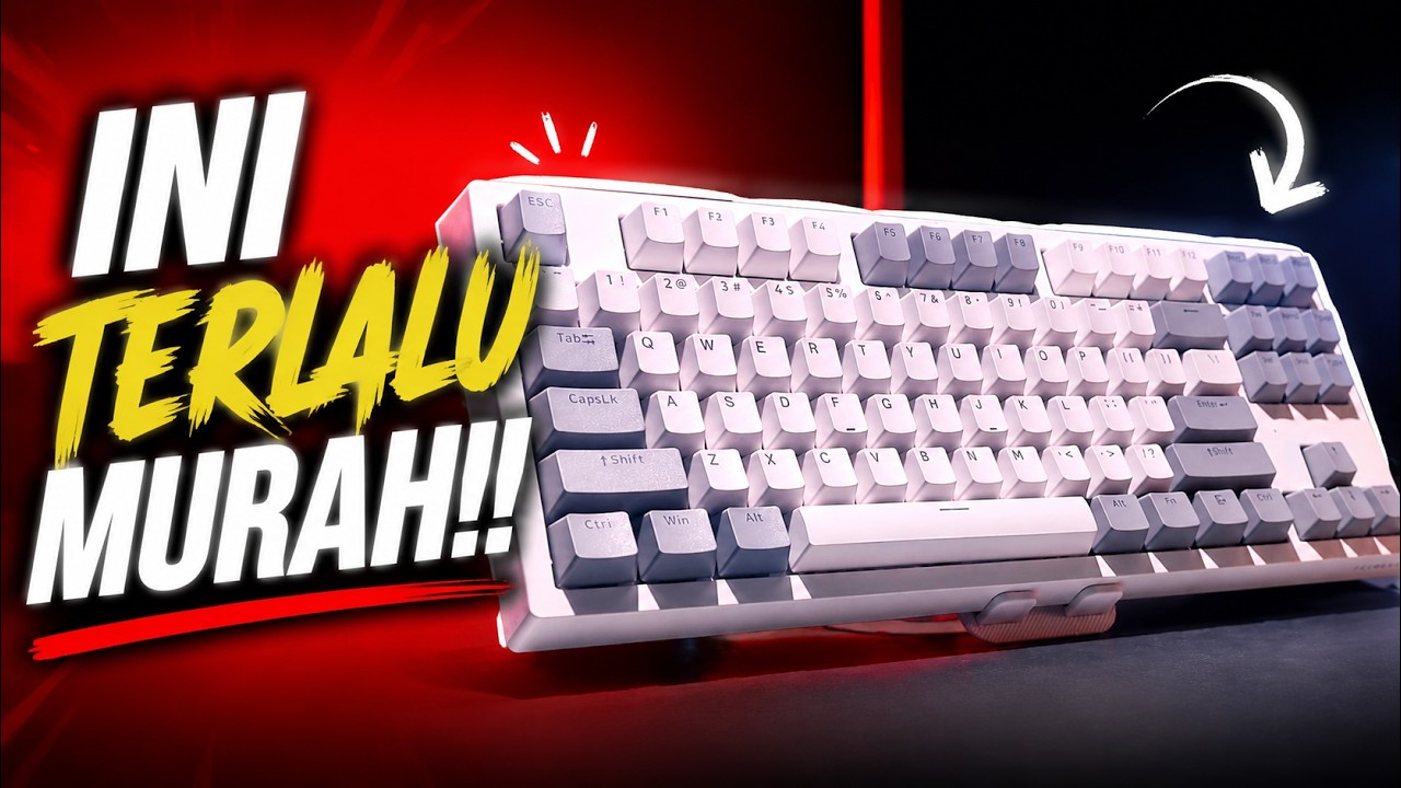 MURAH BANGET!! Bisa Dapat Keyboard Seempuk ini! Tecware Phantom Elite + 87