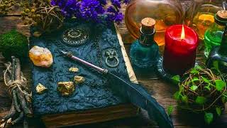 Witch's Spell book Wallpaper Art TV Screen Saver