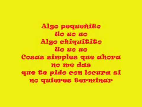 Daniel Diges - Algo Pequeñito (Letra) - (Eurovision Song Spain 2010)