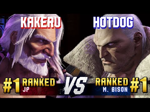 SF6 ▰ KAKERU (#1 Ranked JP) vs HOTDOG (#1 Ranked M.Bison) ▰ High Level Gameplay