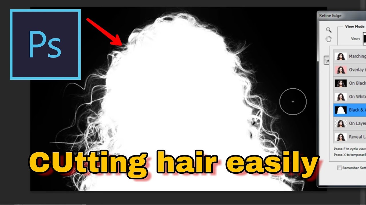 How to Remove a Background from Hair in Photoshop CS6