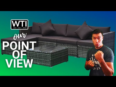 Outsunny Outdoor Patio Wicker Furniture - WTI product video review