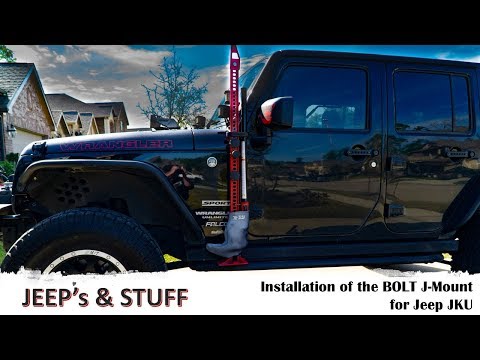 Bolt J-Mount for Jeep JKU Hi Lift Jack Install