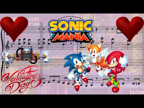 Sonic Mania - Tabloid Jargon (Press Garden Zone: Act 1) [Piano Recreation] Valentine's Day Special 💞