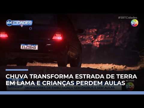 Estrada de terra vira lama e crianças não conseguem ir à escola | #SBTCidades