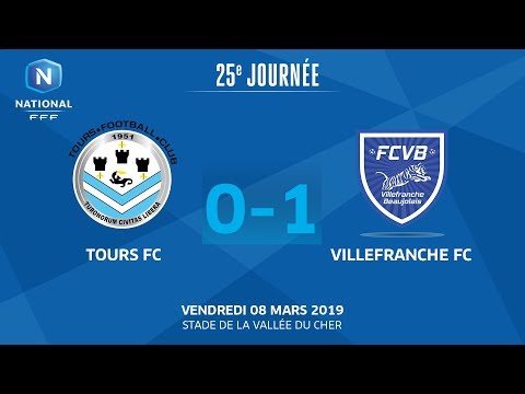 J25 : Tours FC - FC Villefranche B. (0‐1), le résumé I National FFF 2018-2019