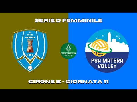 VOLLEY MASSAFRA vs DAKEN PSA MATERA | SERIE D FEMMINILE - GIRONE B - GIORNATA 11