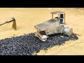 DIY Mini Road Construction Mini Road Making Process With Road Roller Science Project