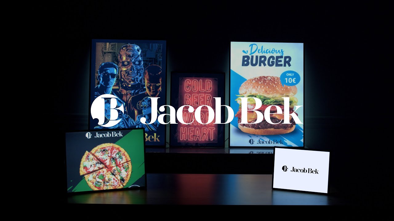 LED Backlit Poster Frame Lightbox Unboxing - Jacob Bek