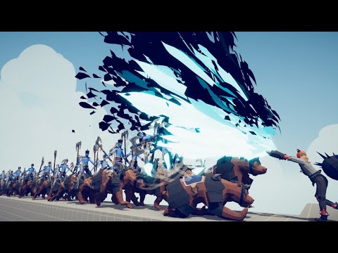 Bear Rider WARLORD Army vs EVERY GOD TABS Mod Totally Accurate Battle Simulator