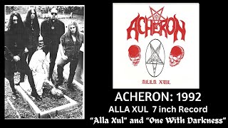 ACHERON - &quot;Alla Xul&quot; 1992 (7 inch Record) GUTTED RECORDS
