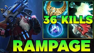 Rampage + 36 Kills Sniper !! Sniper Dota 2 Safe Lane Meta Carry 7.39 Item Build Pro Gameplay Sniper