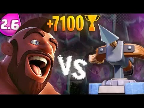 HOG 2.6 VS XBOW TOP LADDER - CLASH ROYALE