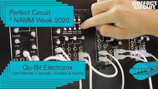 Video thumbnail for NAMM 2020: Qu-Bit Data Bender, Cascade, Surface & Aurora by Perfect Circuit