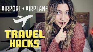 Airport & Airplane TRAVEL HACKS