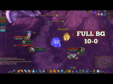 10-0 Full BG Fire Mage Top DMG WotLK Solo PvP - Rakzo