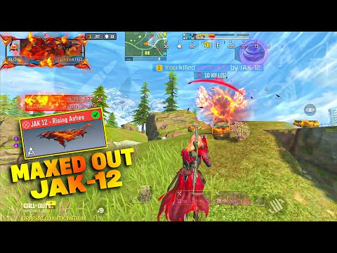 FULL MAXED OUT MYTHIC JAK-12 😍 in COD MOBILE !!
