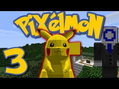 Pixelmon Ep. 3 - I FOUND A PIKACHU! (Minecraft Pokemon Mod)