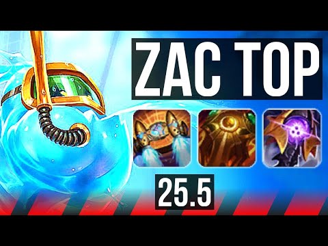 ZAC vs GNAR (TOP) | KR Master | 25.5