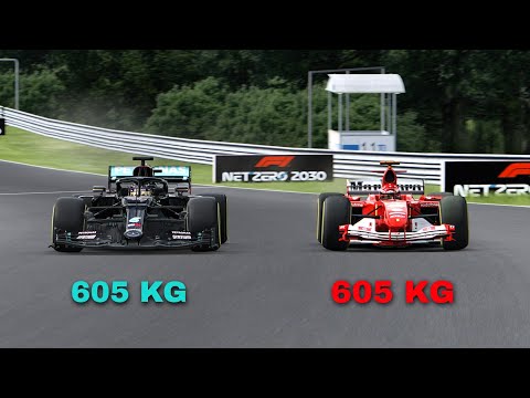 WHAT IF THE W11 WEIGHED THE SAME AS THE F2004 WITH SLICKS?! 🤯