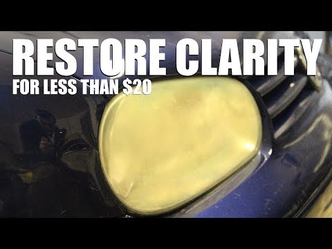 How to Restore Faded Headlights for less than $20