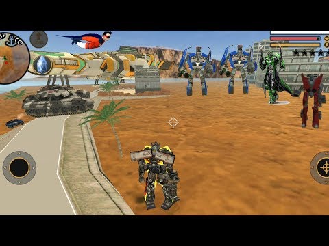 Vegas Crime Simulator (Transformer Machine Fight Car Robot Iron Machine on Sea) SuperHero Robot - HD