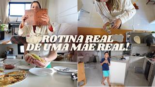 ALMOÇO IMPROVISADO + fiz sorvete saudável & rotina com as crianças!