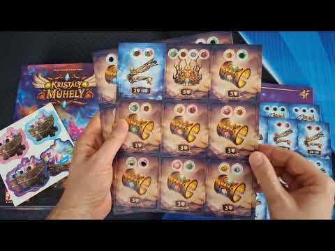Kristály Műhely társasjáték - Unboxing videó - CompayaBoardGame